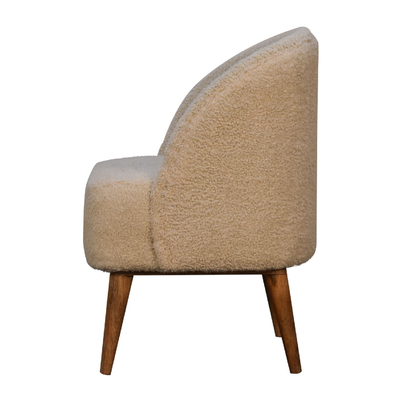 Cream Boucle Tub Chair - Image 9