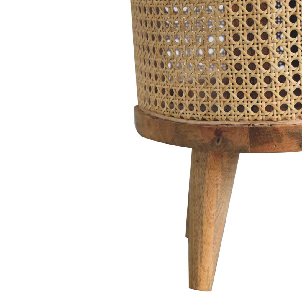 Cream Boucle Larissa Footstool - Image 7