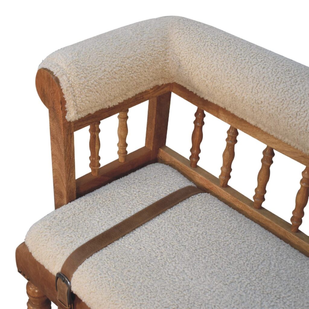 Strapped Hallway Bench - Image 6