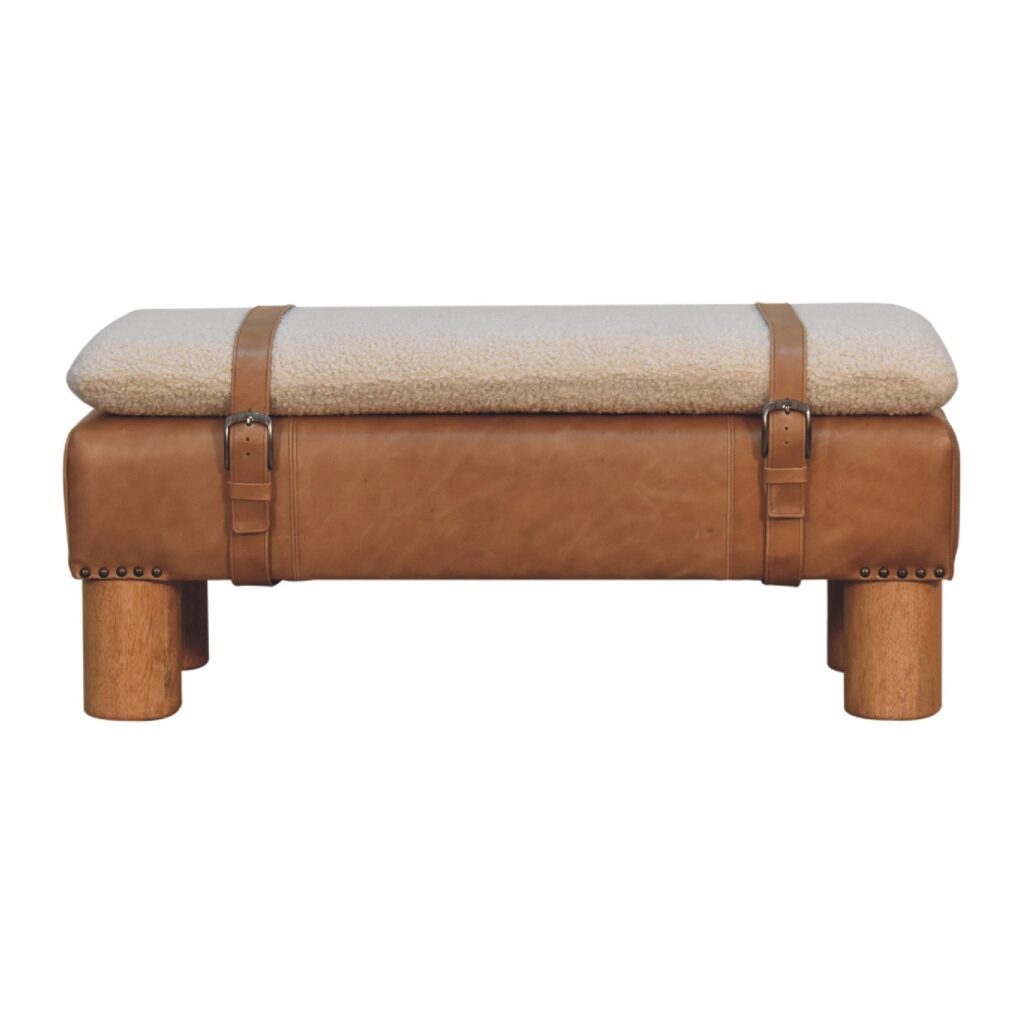 Strapped Cyclinder Bench - Image 2