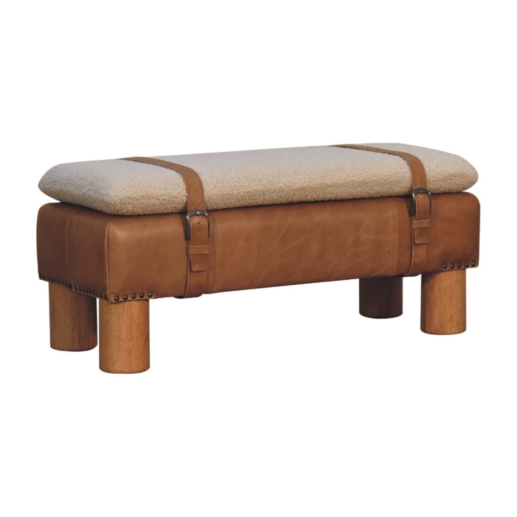 Strapped Cyclinder Bench - Image 3