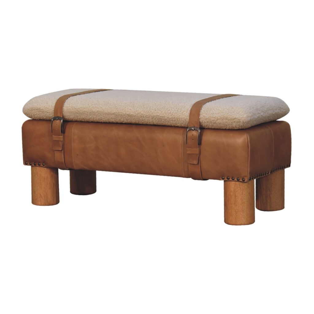 Strapped Cyclinder Bench - Image 4