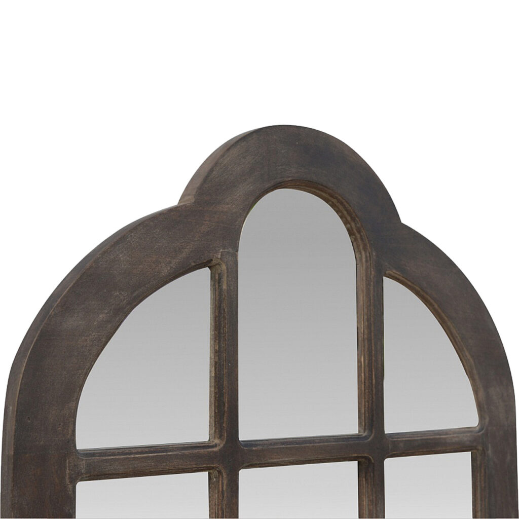 Mango Wood Arch Mirror Frame - Image 4