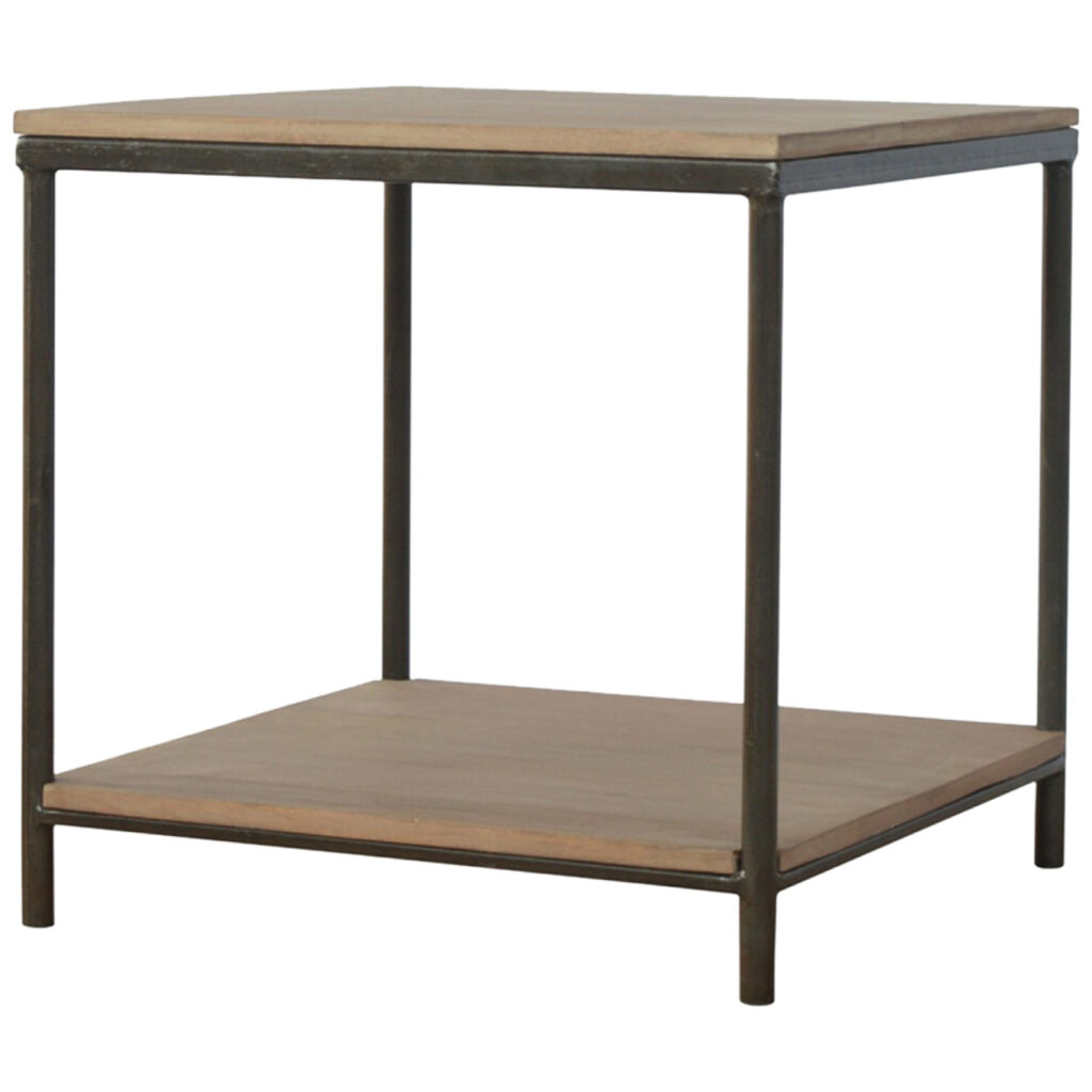 Mango Wood Side Table - Image 2