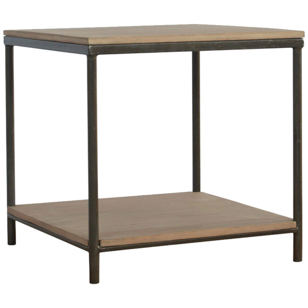 Mango Wood Side Table - Image 3