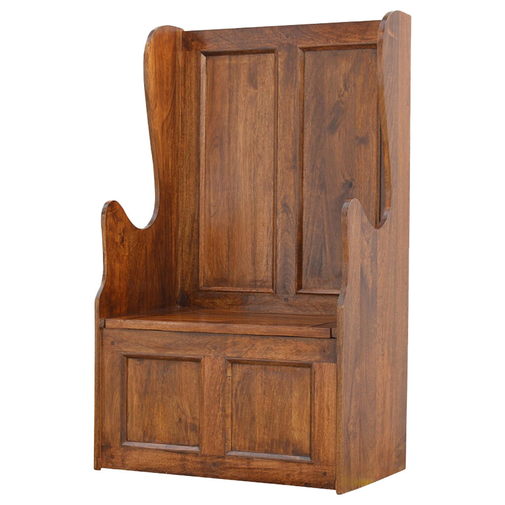 Lid up County Style Monks Bench - Image 3