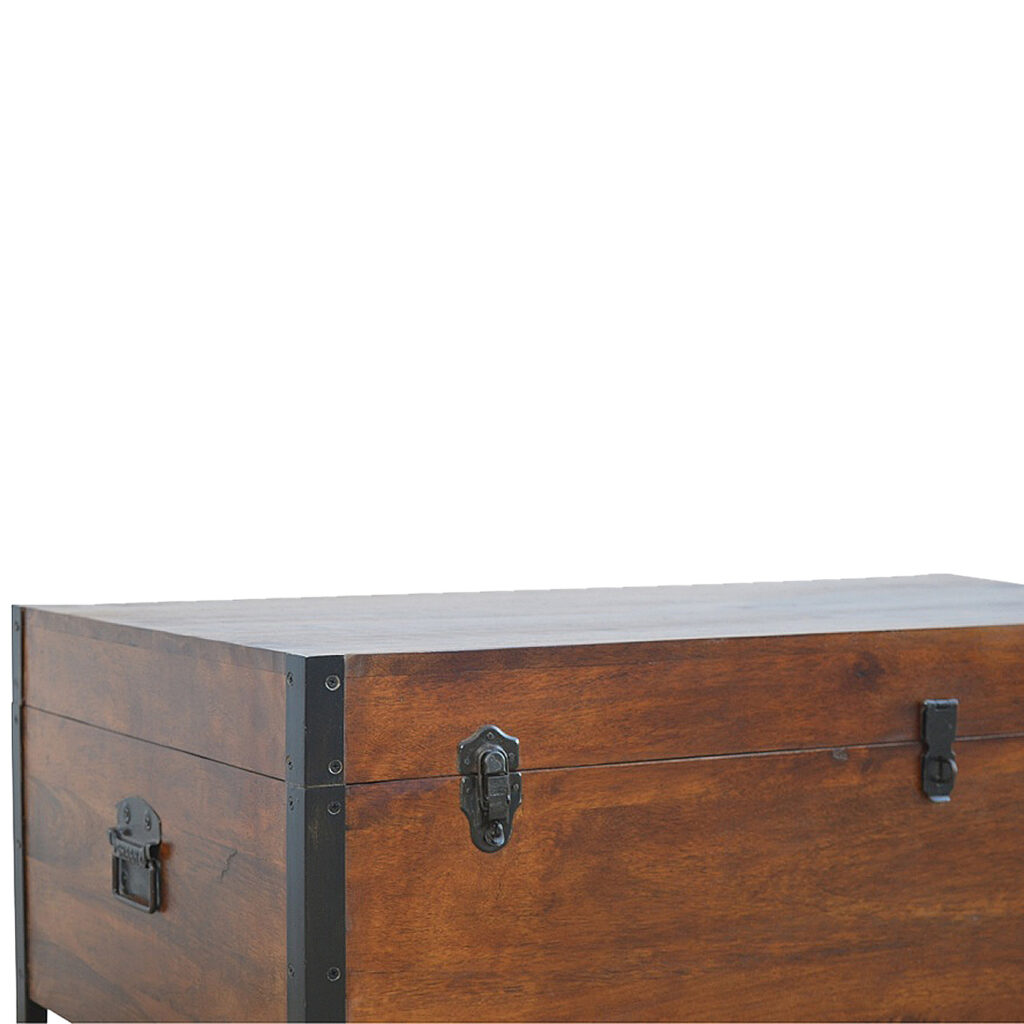 Industrial Lid up Blanket Box - Image 5