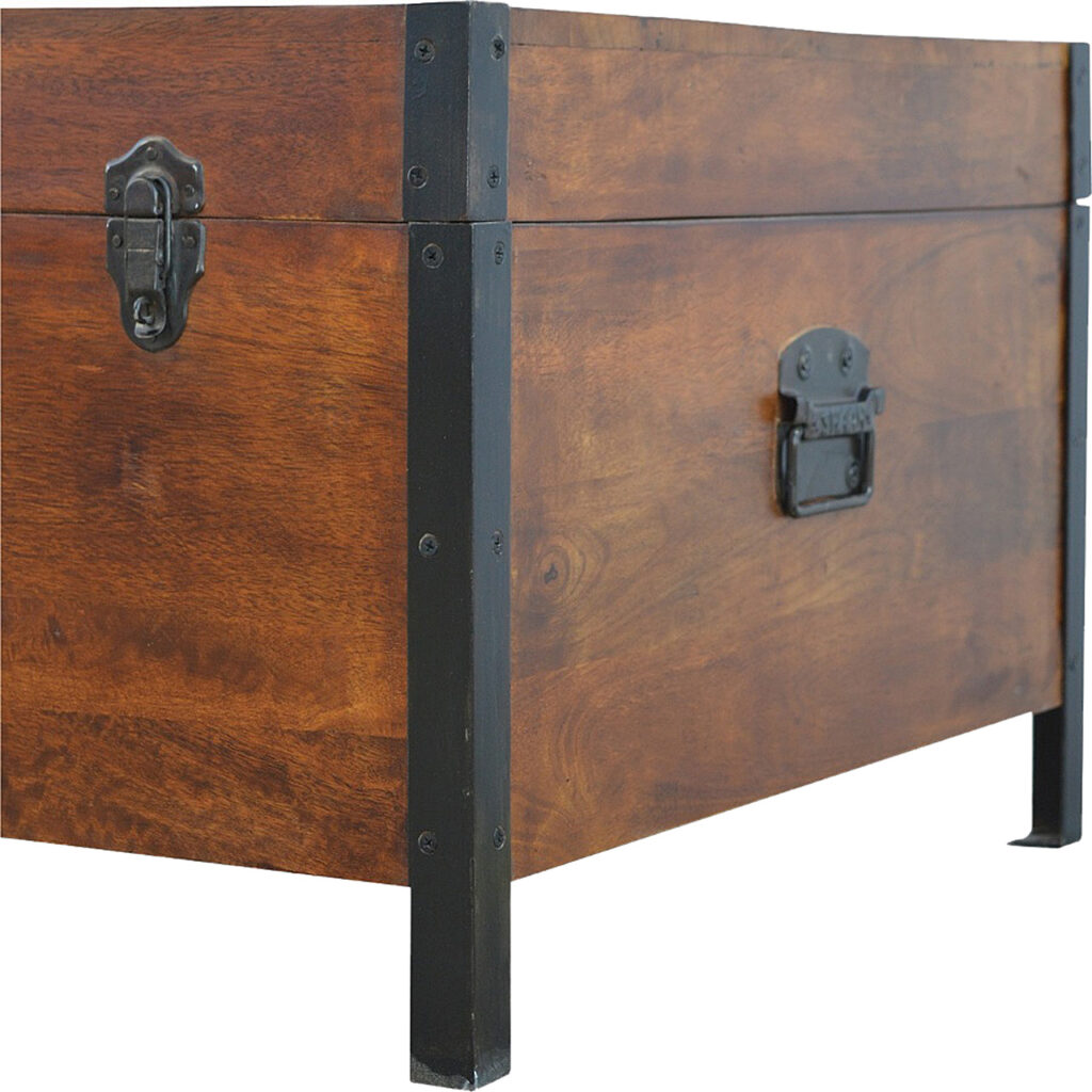 Industrial Lid up Blanket Box - Image 4