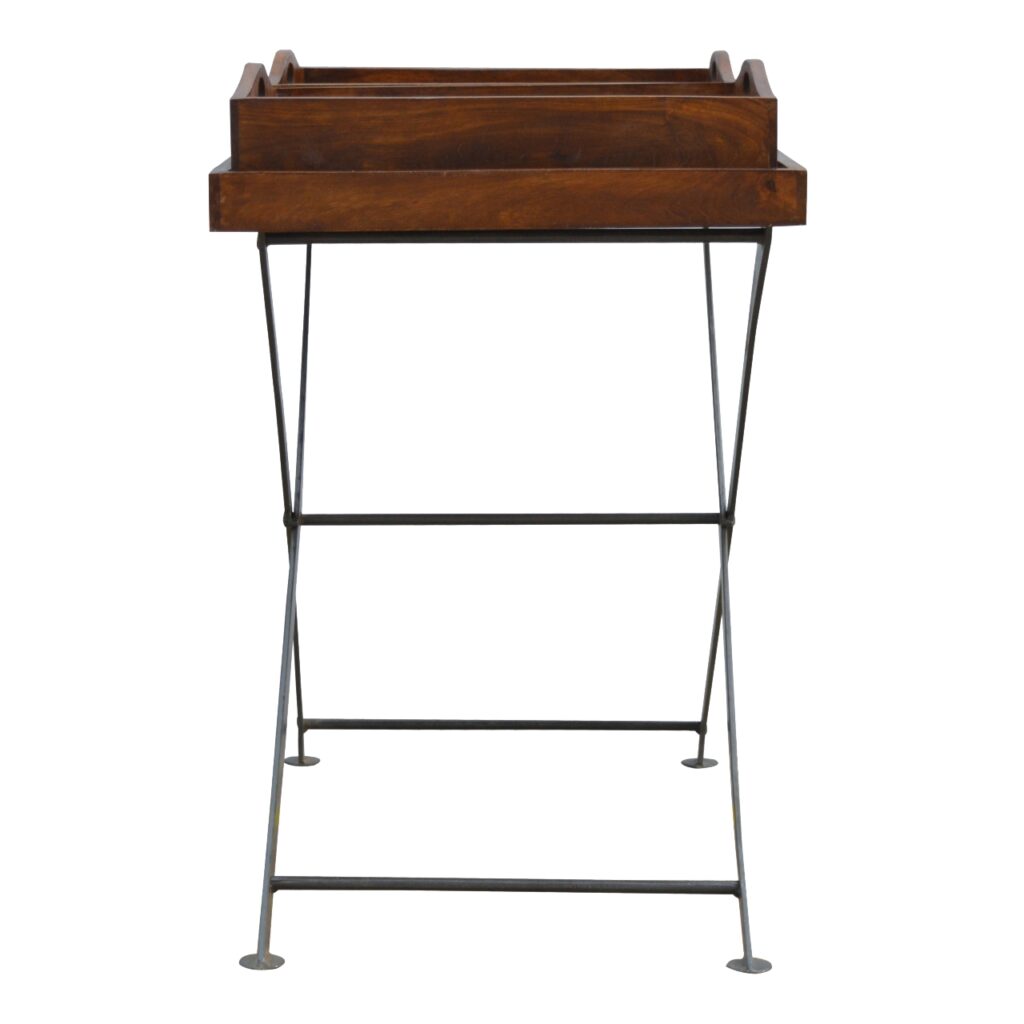 Industrial Metal Butler Tray - Image 8