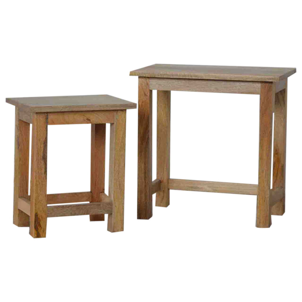 Country Style Stool Set of 2 - Image 4