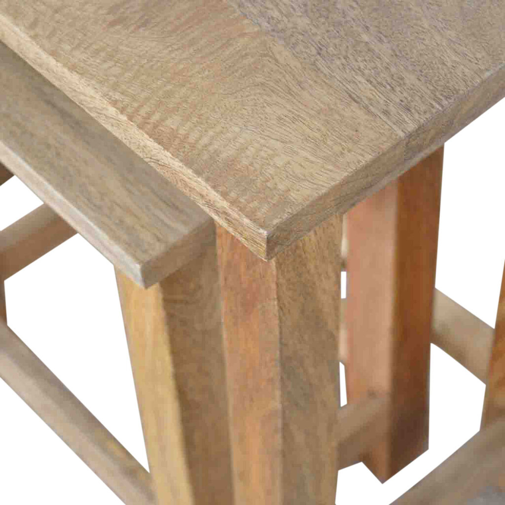Country Style Stool Set of 2 - Image 9