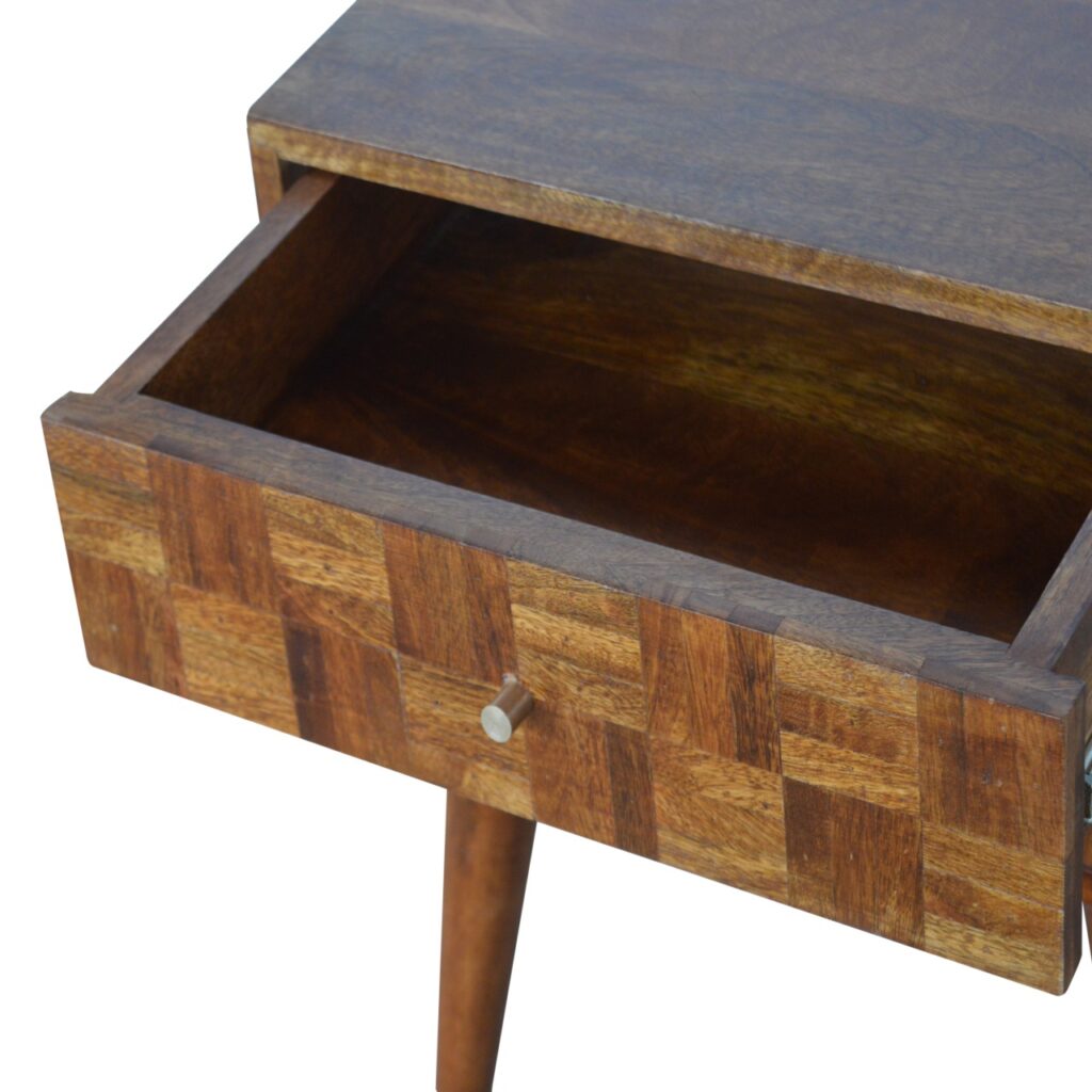 Varied Chestnut Bedside - Image 7