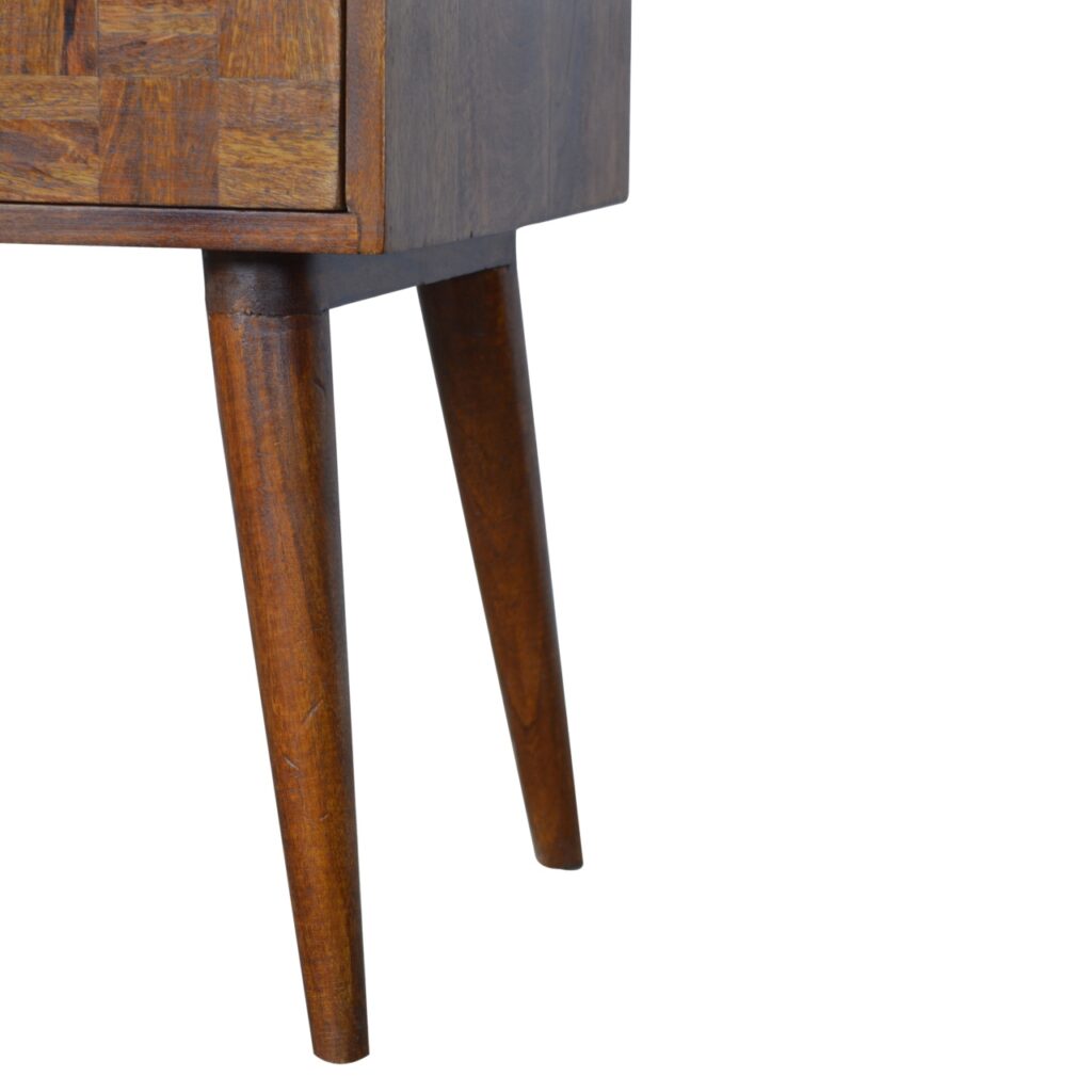 Varied Chestnut Bedside - Image 8