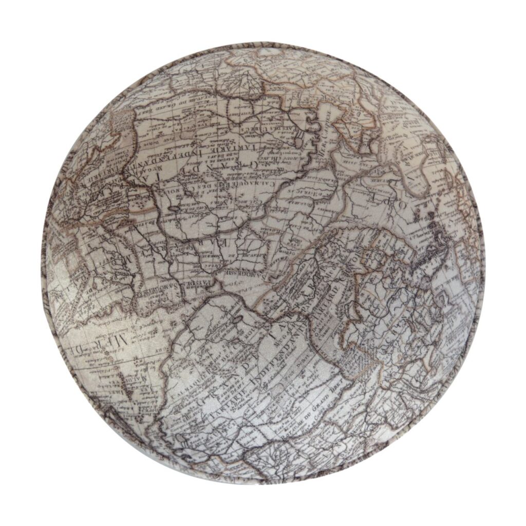 IN1017 - Map Printed Footstool - Image 8