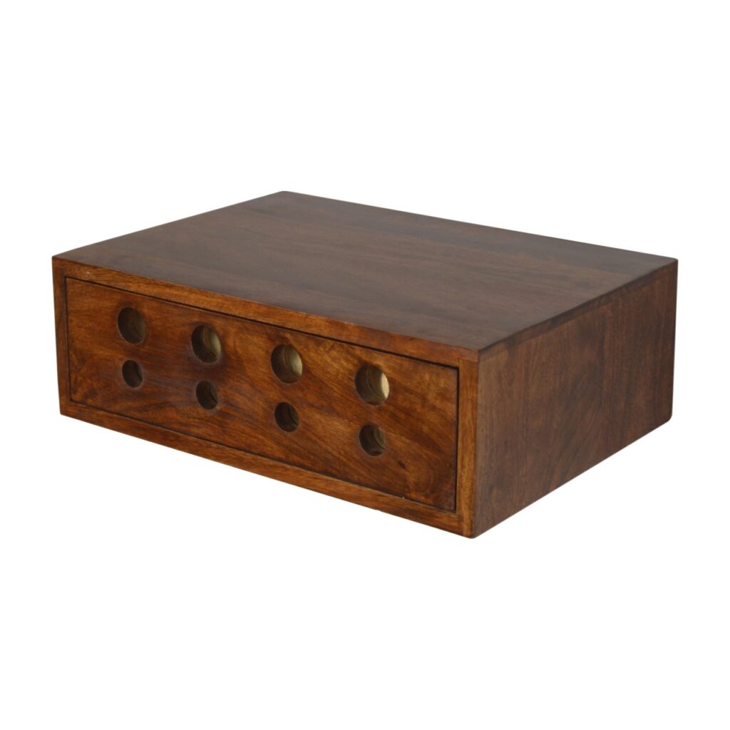 Floating Cut out Brass Bedside - Image 5