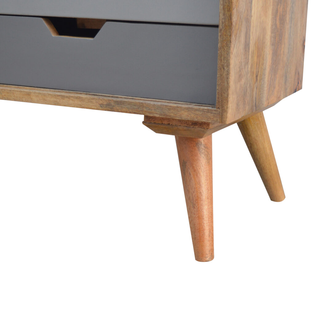 Grey Gradient Sliding Sideboard - Image 8