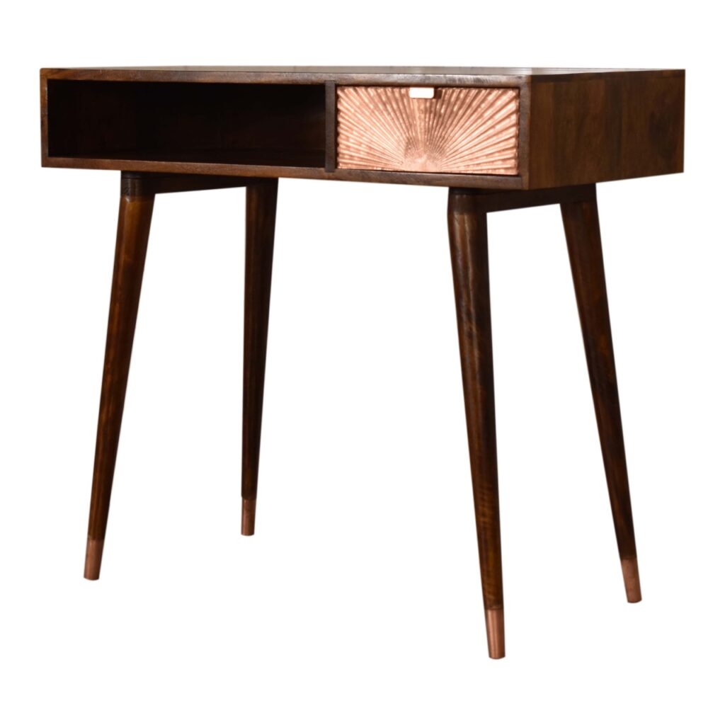 Manila Rose Gold Writing Desk - Image 3