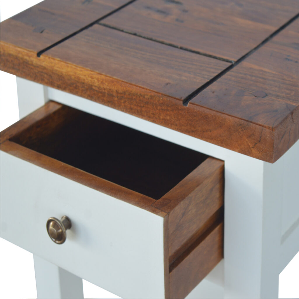 Country Two Tone Telephone Table - Image 6
