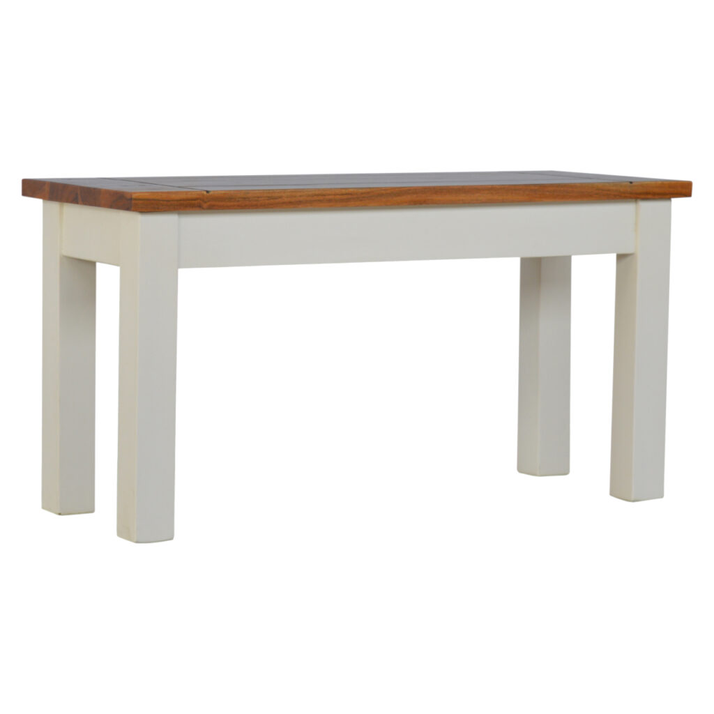 Country 2 Tone Hallway Bench - Image 2
