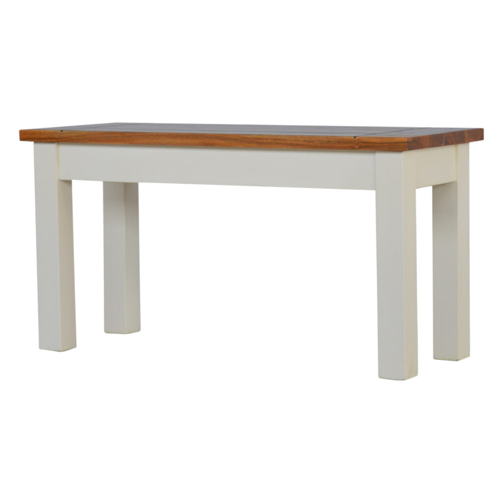 Country 2 Tone Hallway Bench - Image 3
