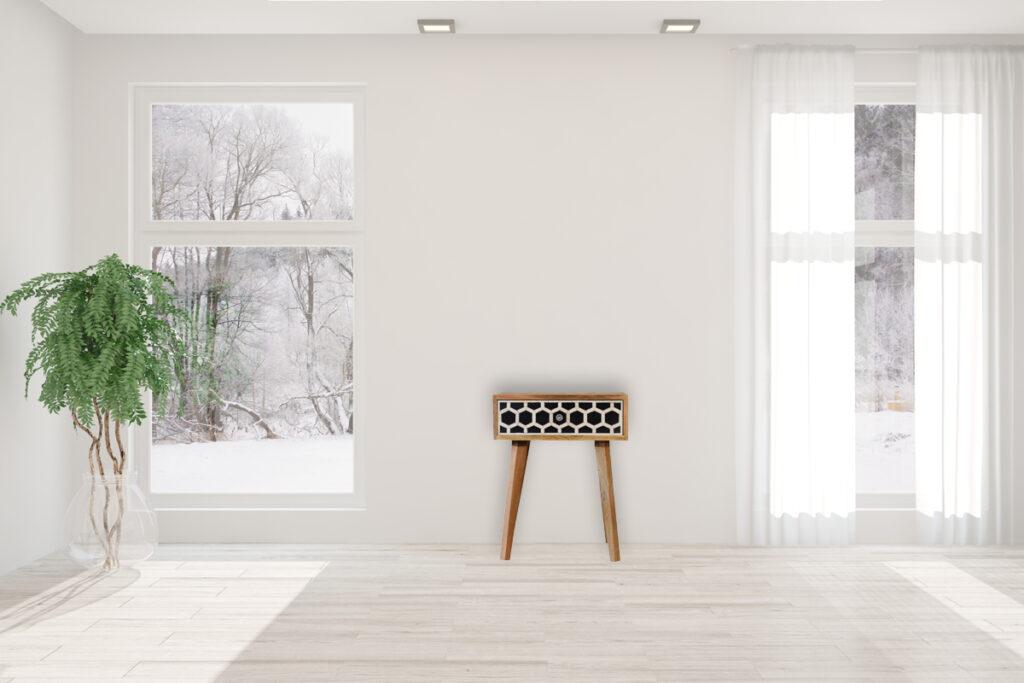 Bone Inlay Tapered Bedside - Image 13