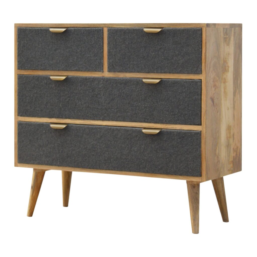 Grey Tweed Chest - Image 3