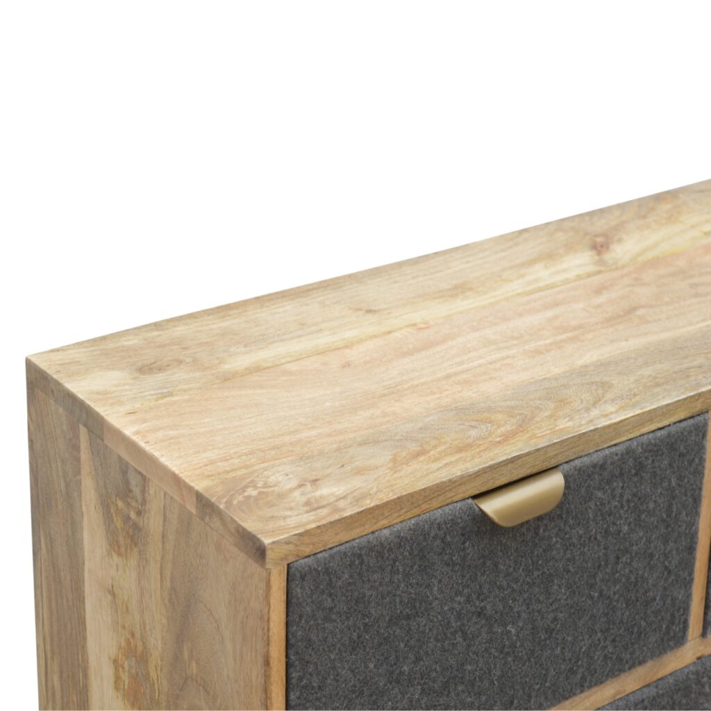 Grey Tweed Chest - Image 4