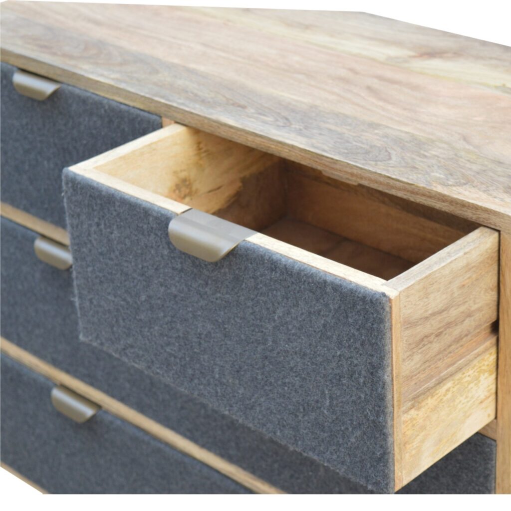 Grey Tweed Chest - Image 6