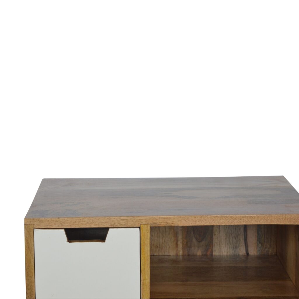 Grey and White Drawer Cabinet - Image 5