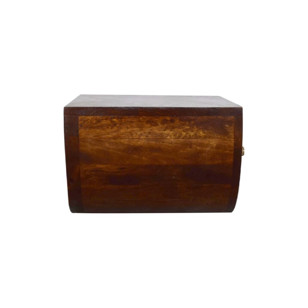 Light Walnut Curved Edge Console Table - Image 8