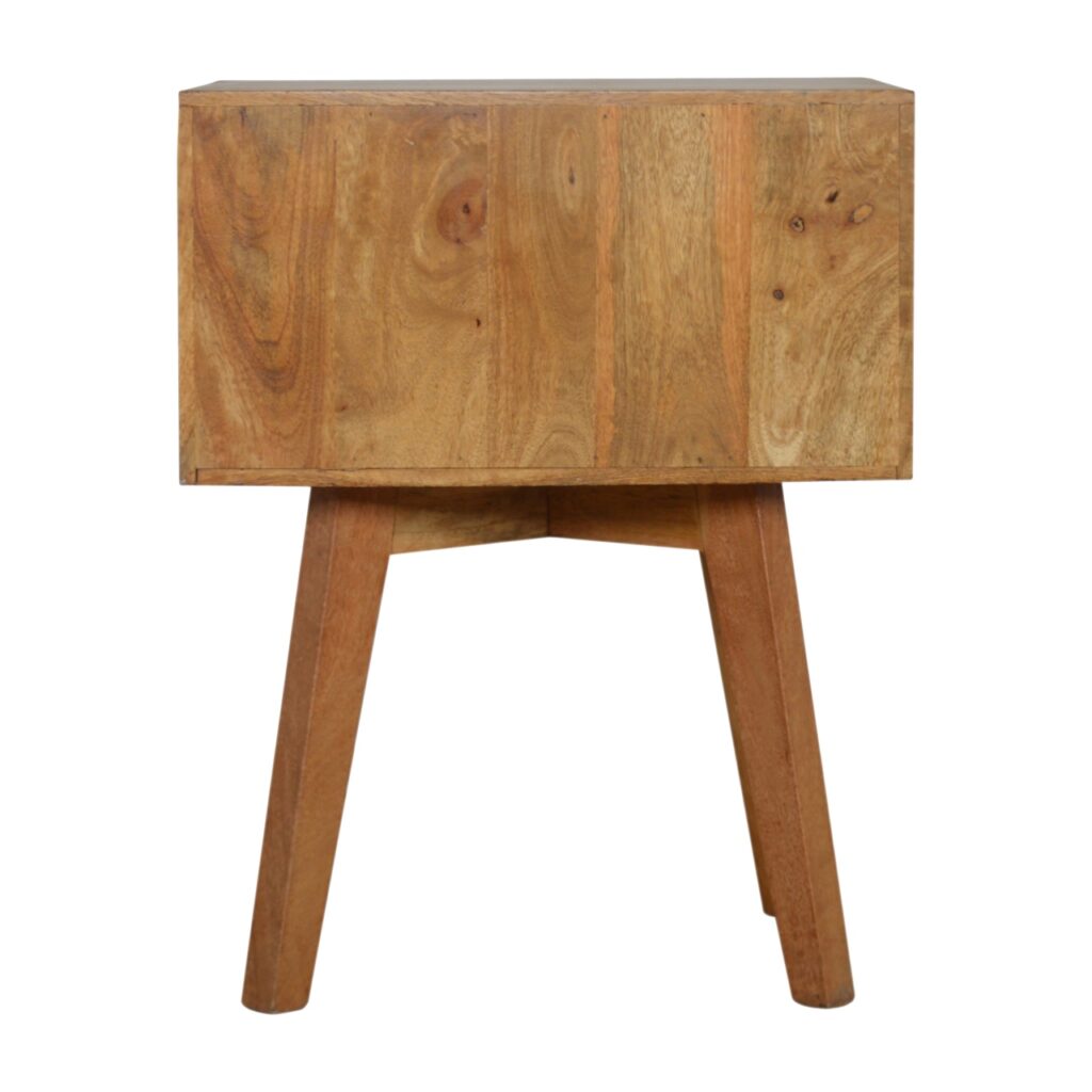 Line Grey Painted Bedside - Image 9