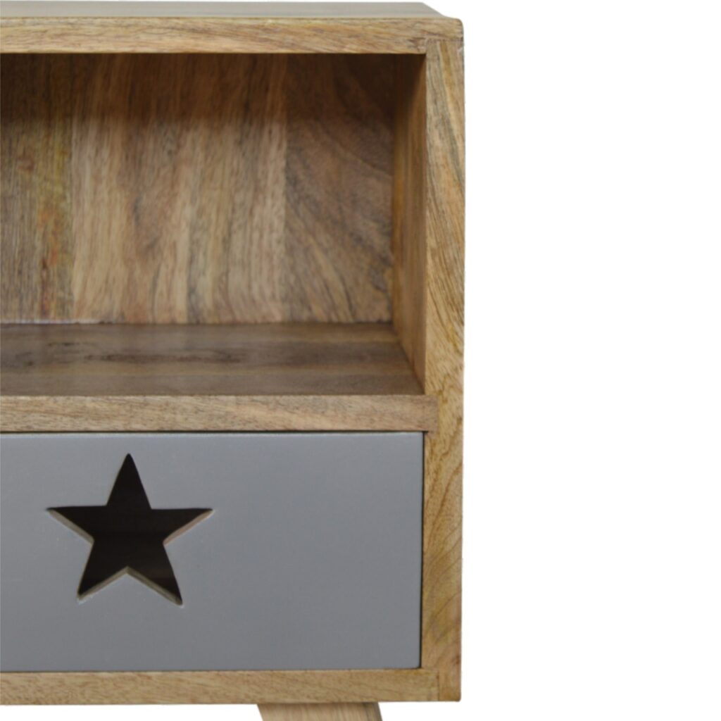Small Star Painted Bedside - Image 5