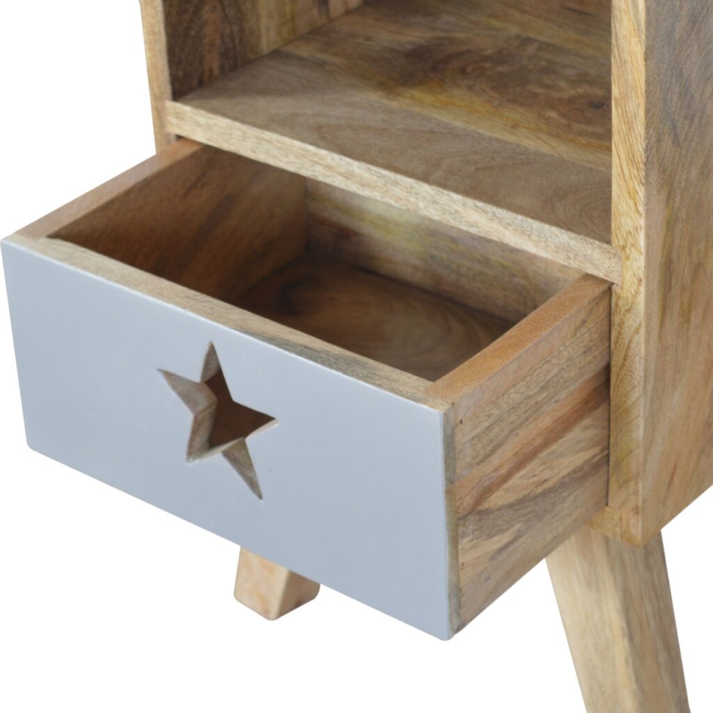 Small Star Painted Bedside - Image 8