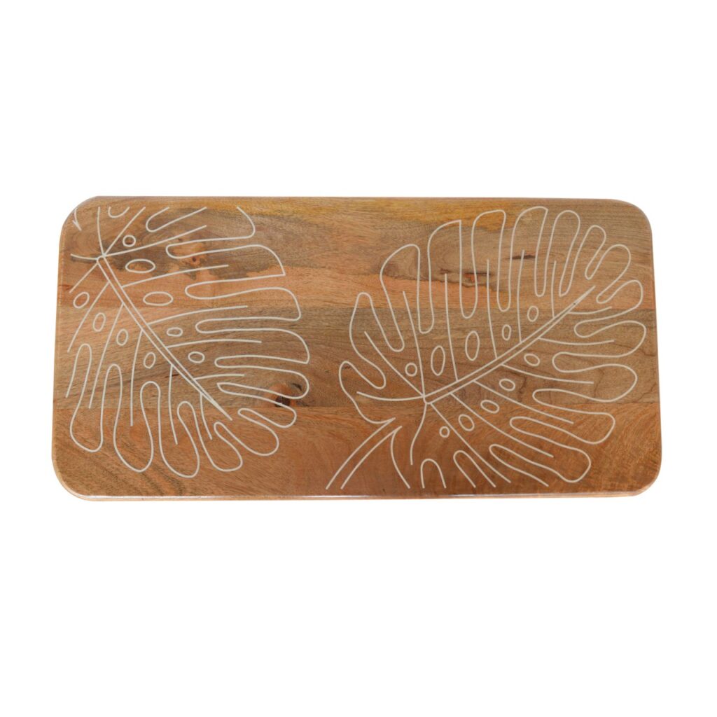 Leaf Resin Print Bench - Image 4