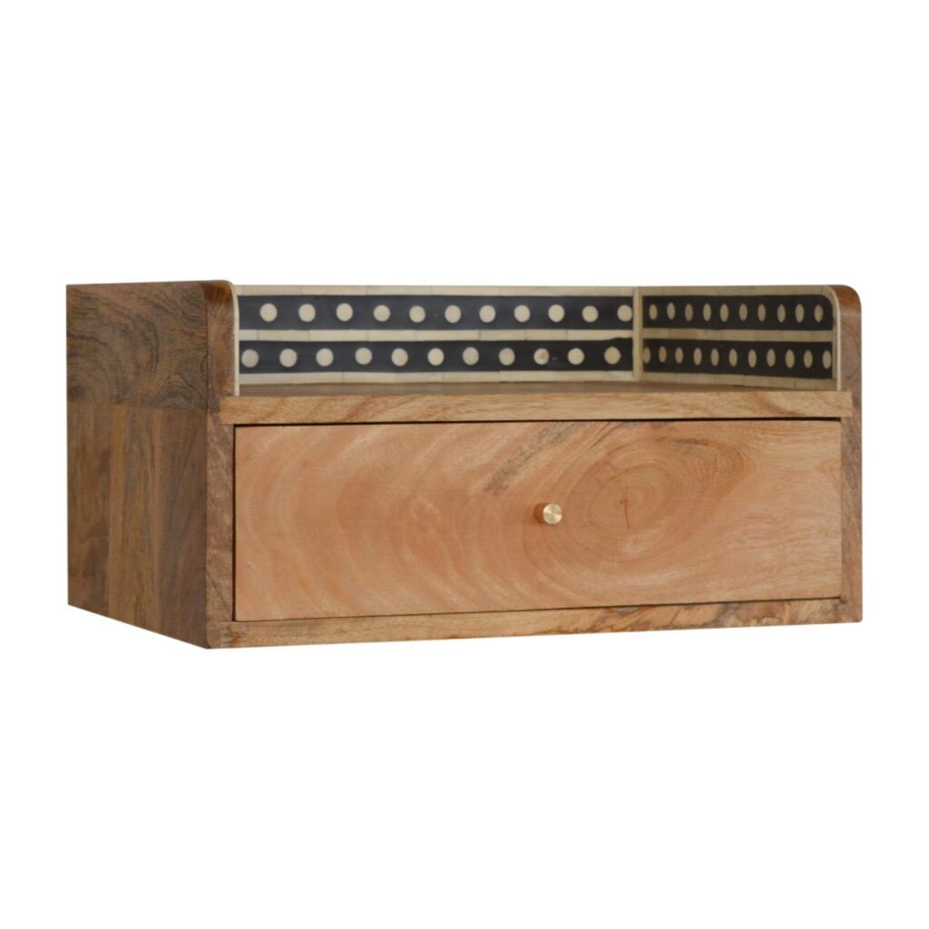 Bone Inlay Gallery Floating Bedside - Image 2