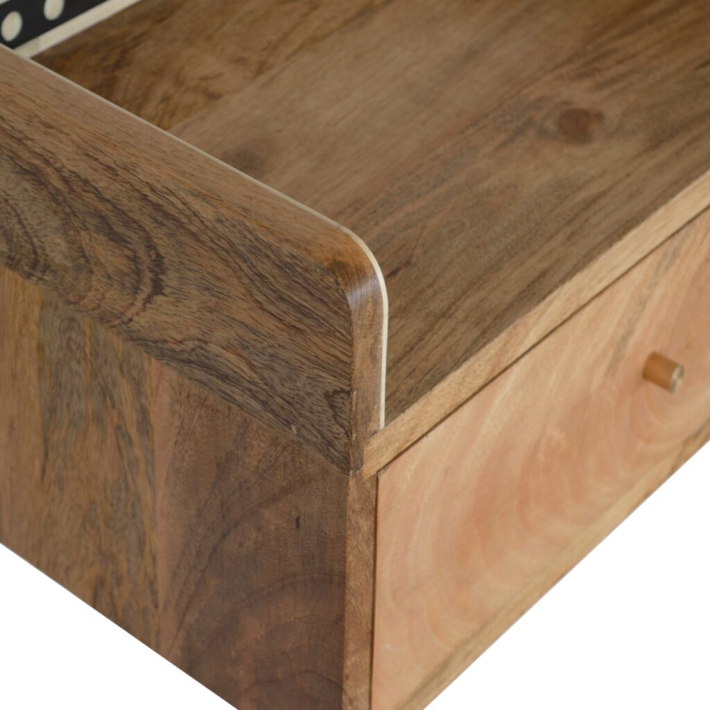 Bone Inlay Gallery Floating Bedside - Image 6