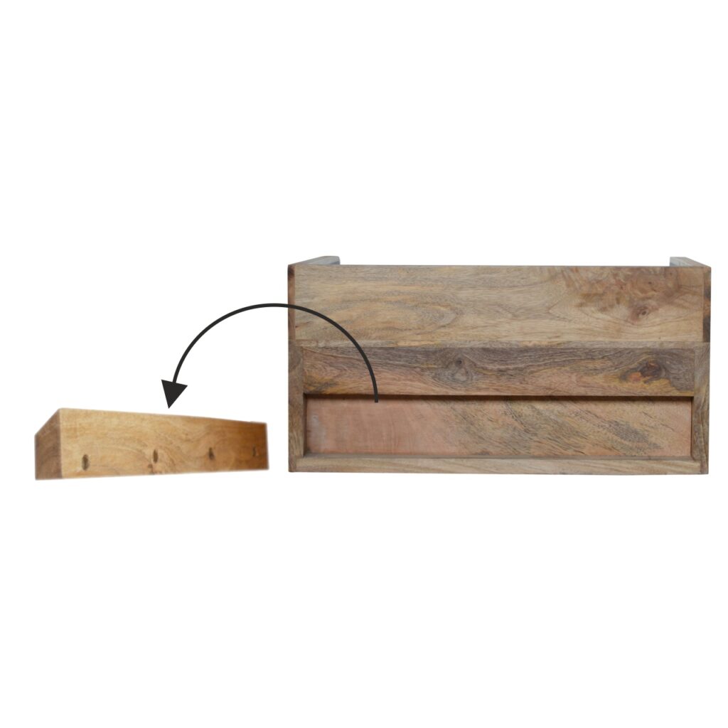 Bone Inlay Gallery Floating Bedside - Image 9