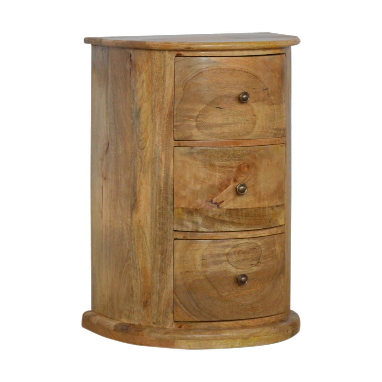 3 Drawer Serpentine Drum Chest - Image 2