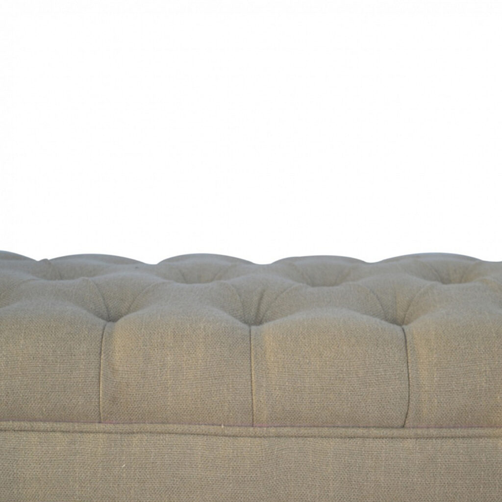 Mud Linen Bedroom Bench - Image 7
