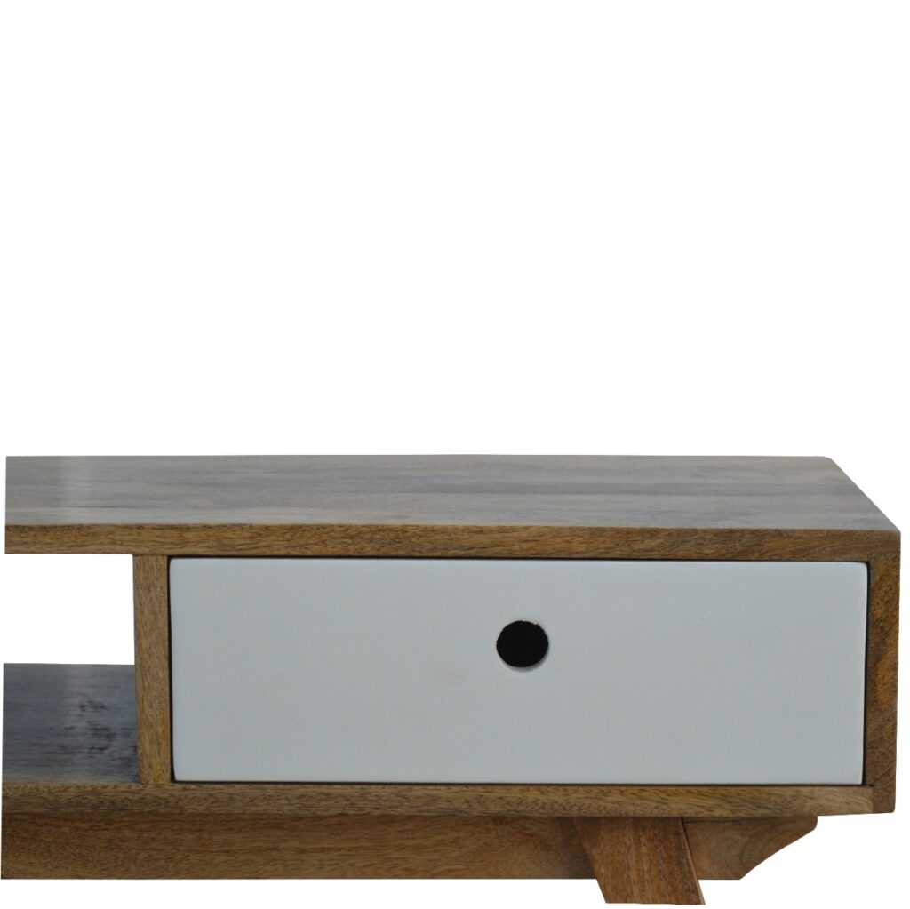 Two Tone Hand Painted Media Unit - Image 4