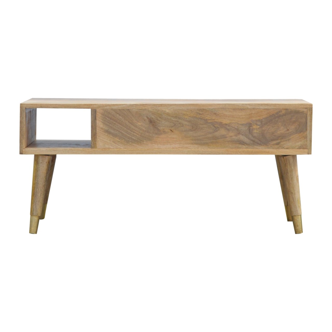 Oak-ish Gold Inlay Media Unit - Image 9