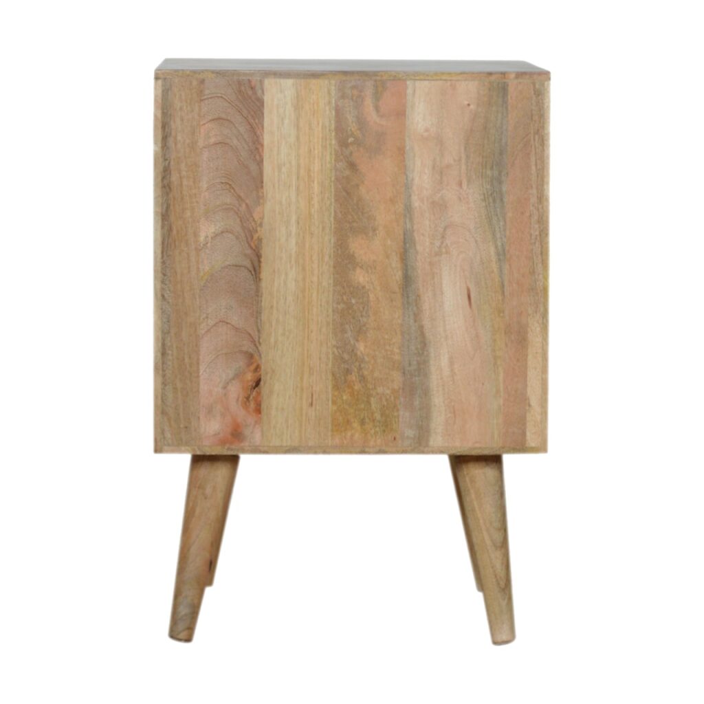 Daisy Carved 1 Door Bedside - Image 9