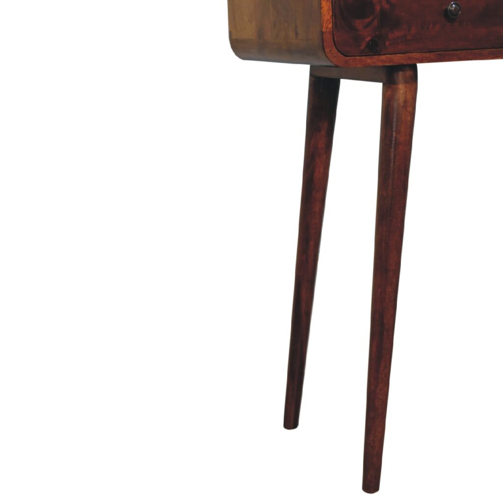 Chestnut Curved Hallway Table - Image 8