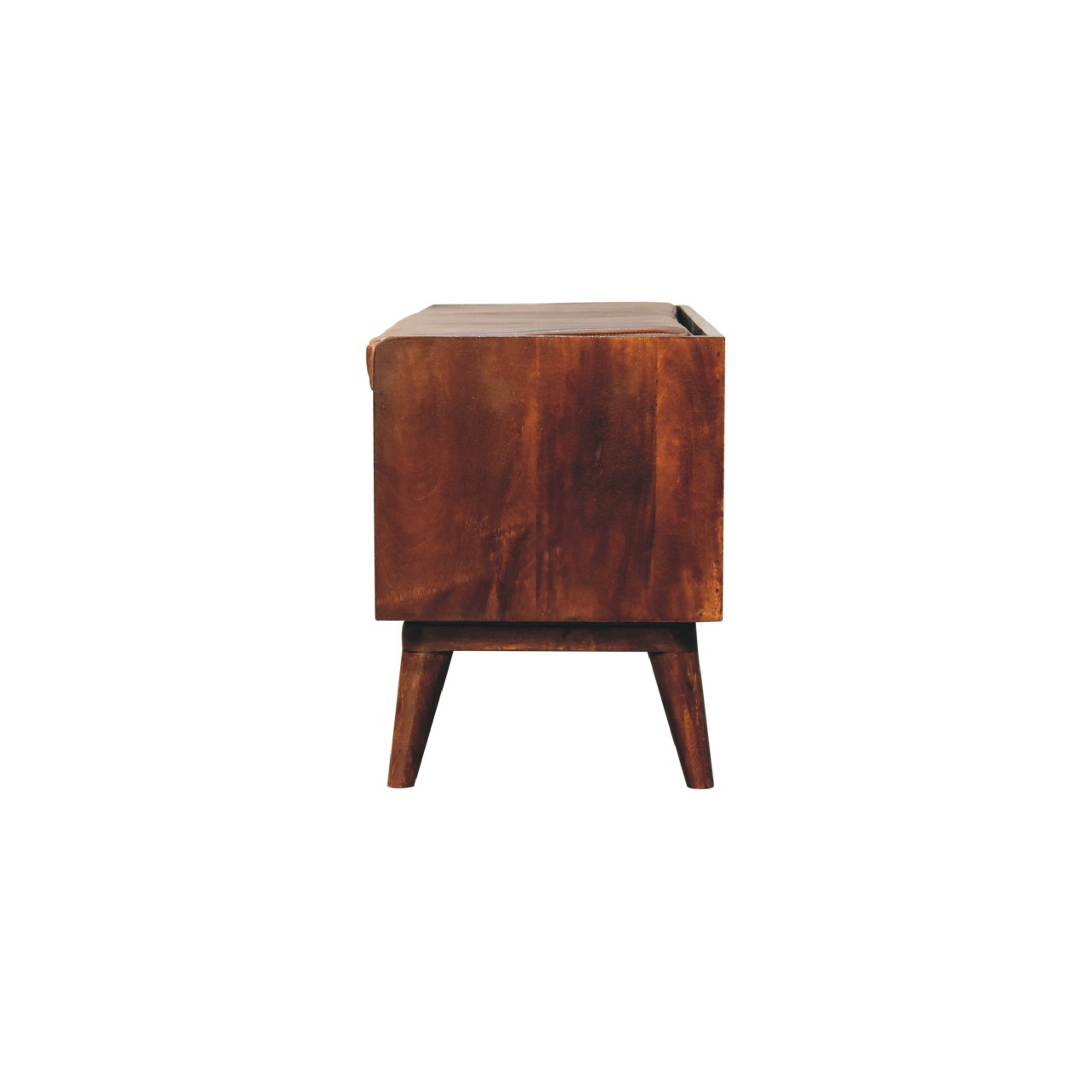 Chestnut Bench with Brown Leather Seatpad - Image 9