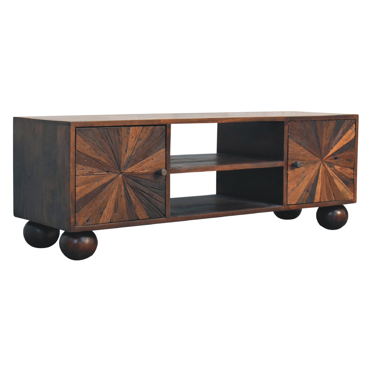 Sunrise Ball Walnut TV Unit - Image 4