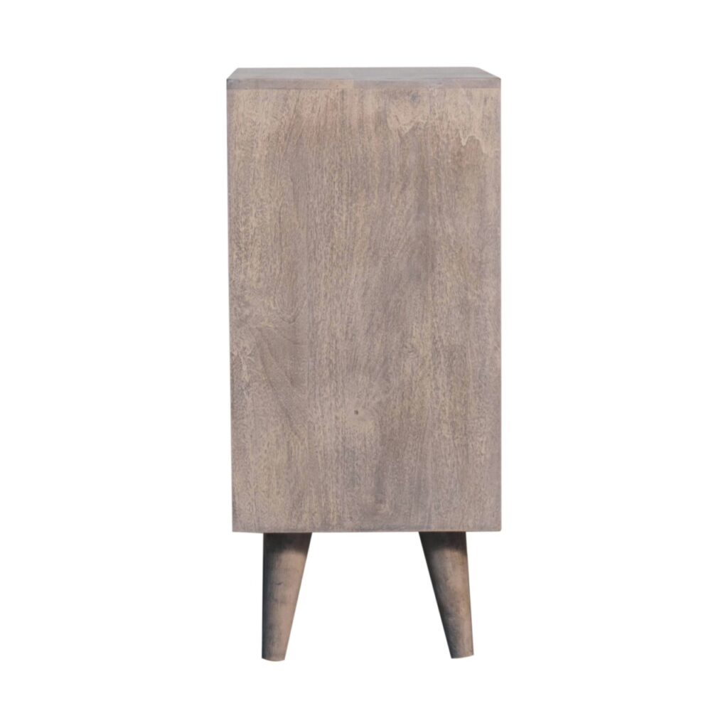 Mini Pineapple Carved Stone Finish Cabinet - Image 9