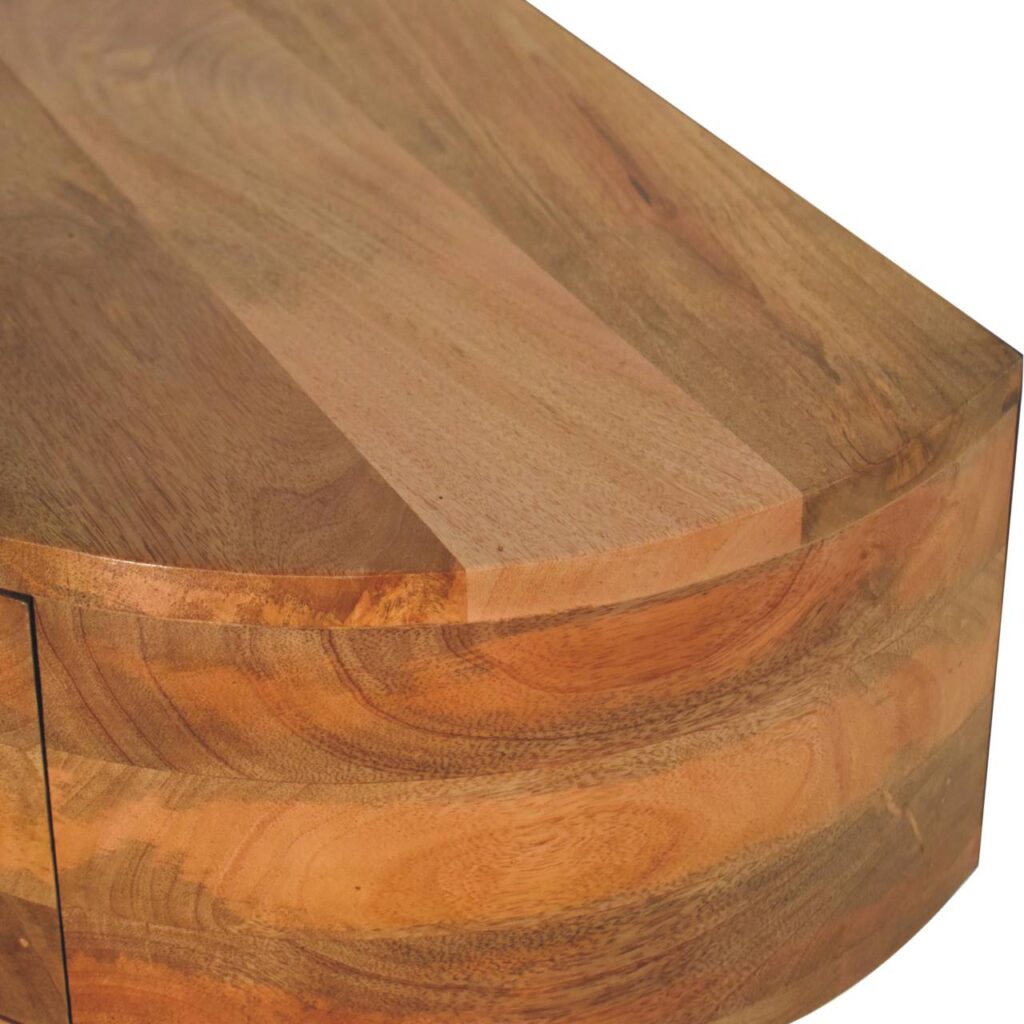Large Wall Mounted Rounded Bedside - Image 6