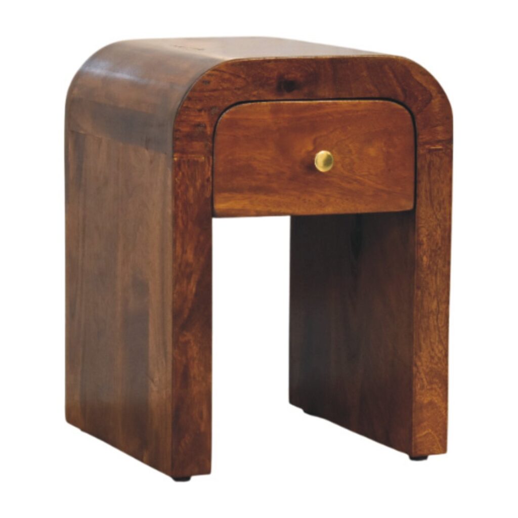 Slatted Oak-ish Bench with 3 slots - Image 3