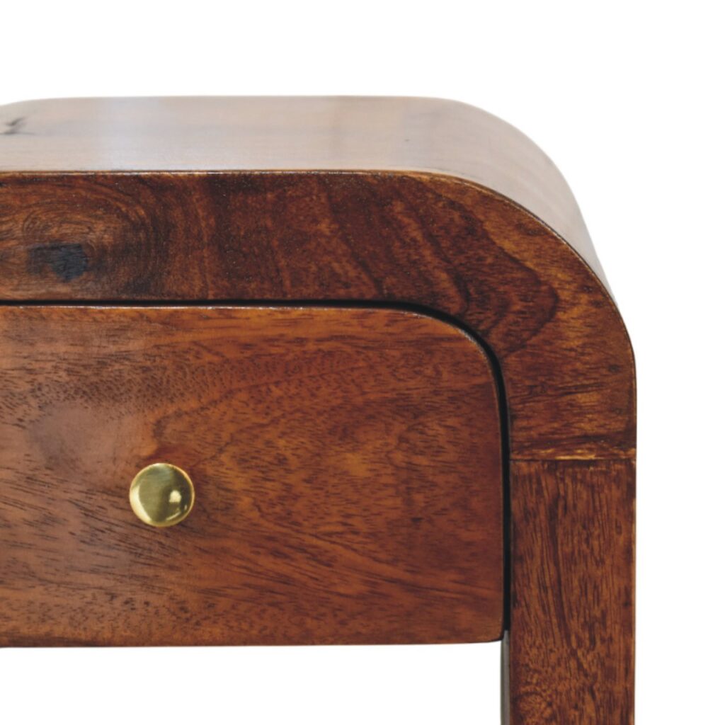 Slatted Oak-ish Bench with 3 slots - Image 4