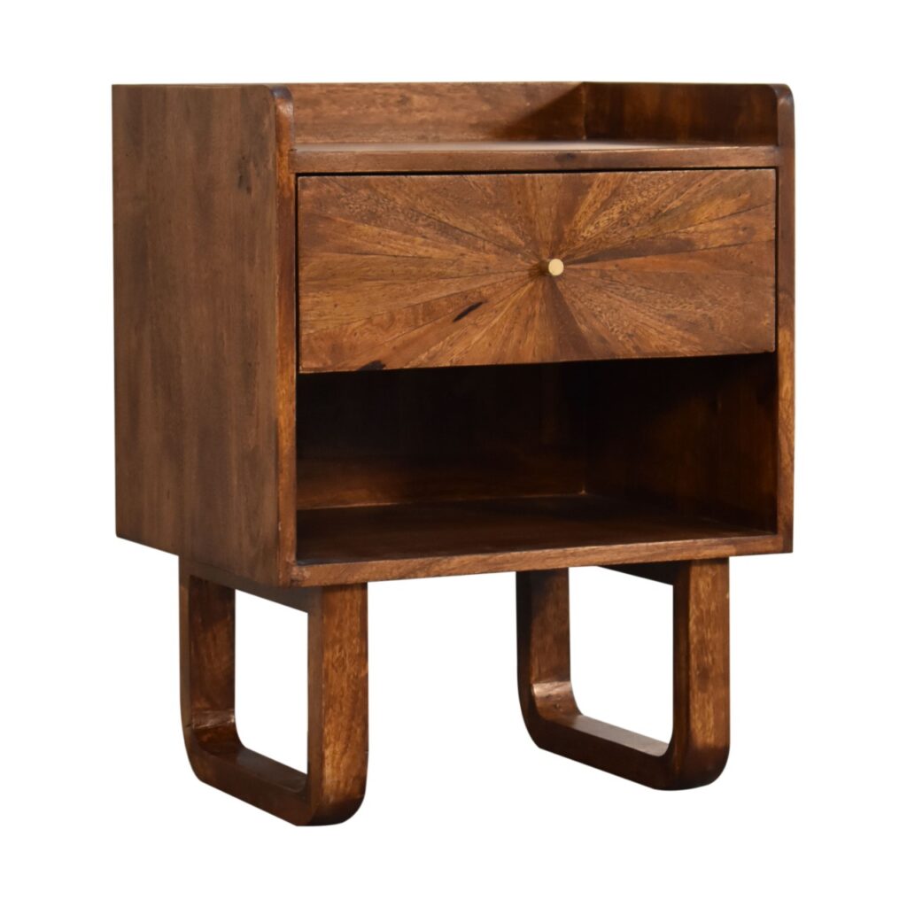 U-Chestnut Sunrise Open Bedside - Image 3